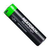 Nextorch 18650 Rechargeable Lithium Battery 3400 MaH, USBC Charge