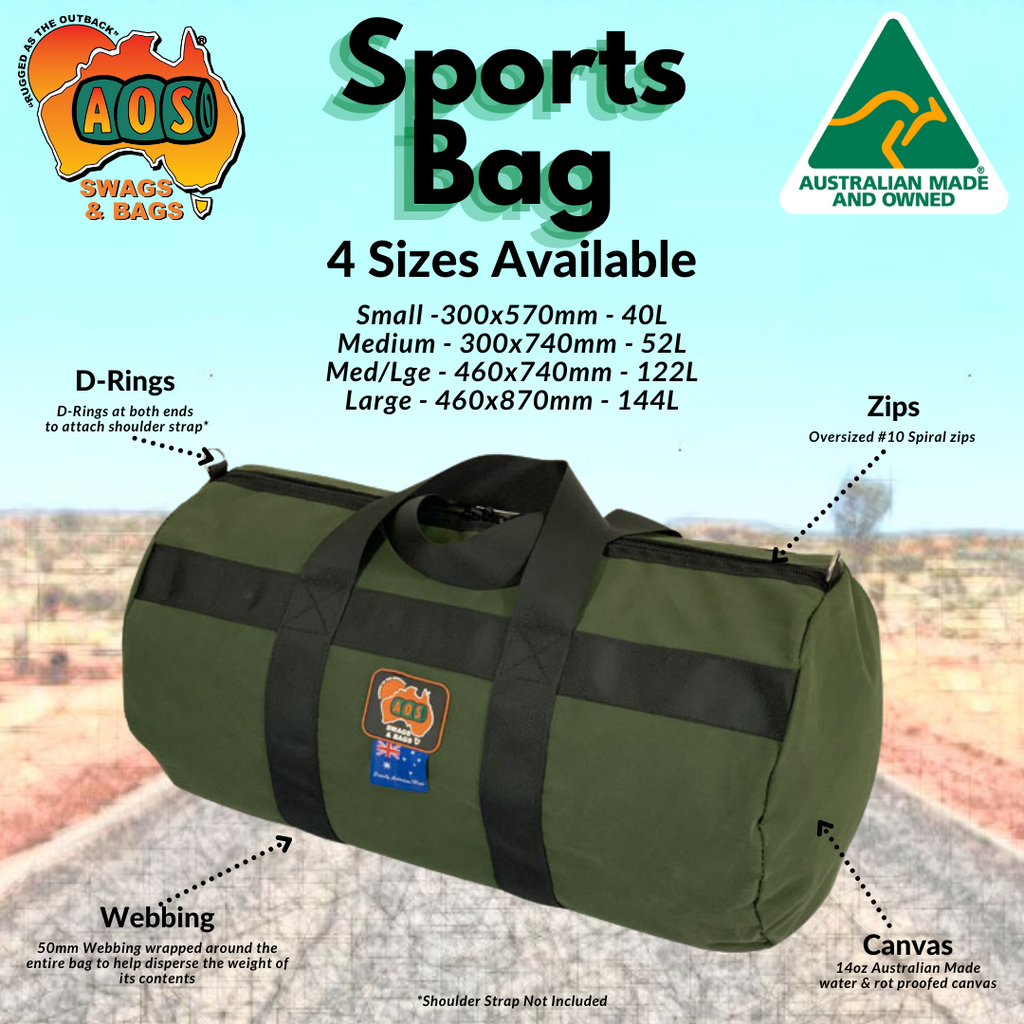 Spiral duffle bag sales