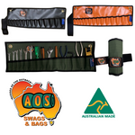 AOS General Tool Roll, Stubby Spanner Roll – Small 14 Pockets